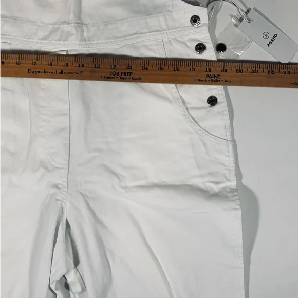 NWT Agapo Kitty Overalls Size M farmcore cottagecore ArtHoe Casual prairiecore - Picture 4 of 6